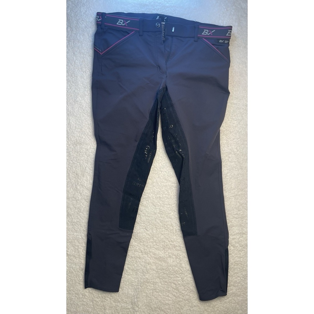 B Vertigo Breeches Womens US 30  Navy Full Seat Riding Pants Equestrian Show